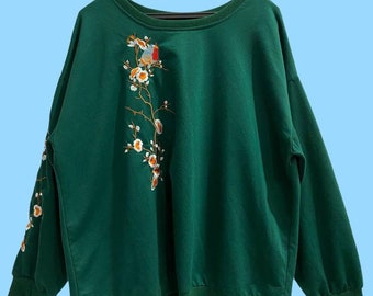 green vintage sweater