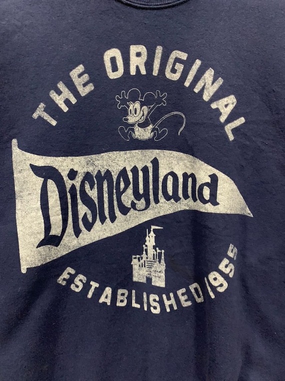 Vintage 90s Original Disneyland Est 1955 Sweatshi… - image 3