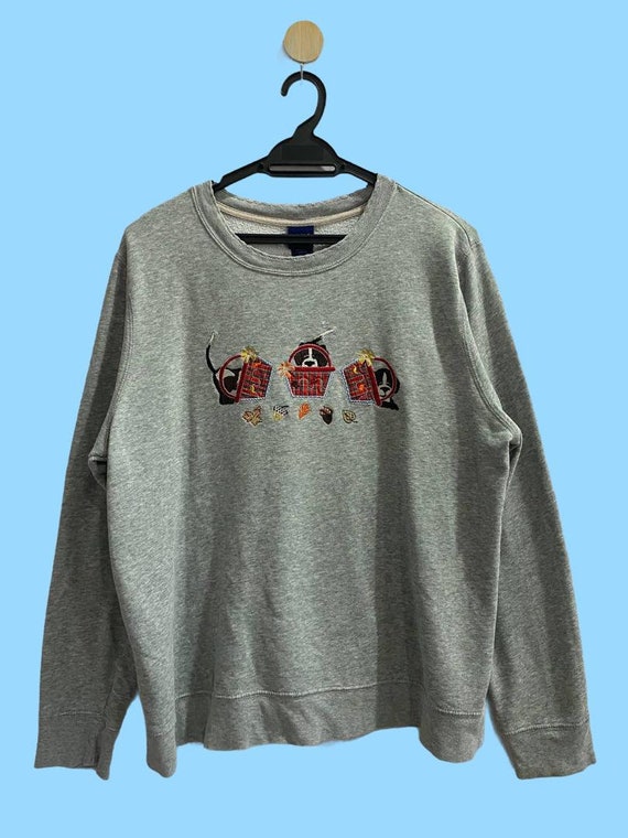 Vintage 90s Puppies Sweatshirt Jumper Crewneck Ba… - image 1