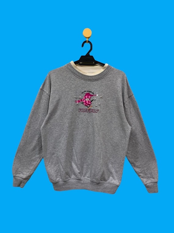 Vintage 90s Its The Season For Freezin Sweatshirt… - image 1