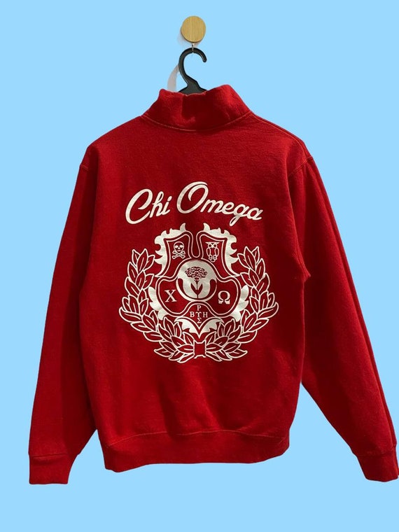 Vintage 90s Eta Kappa Chi Omega Sweatshirt Jumper… - image 3