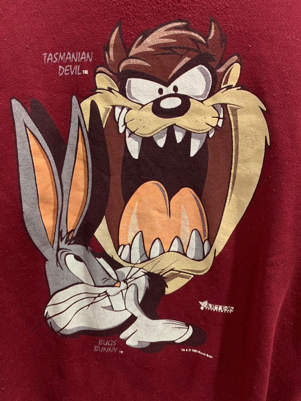 90年代 JERZEES BUGS BUNNY×TASMANIAN DEVIL｜ファッション