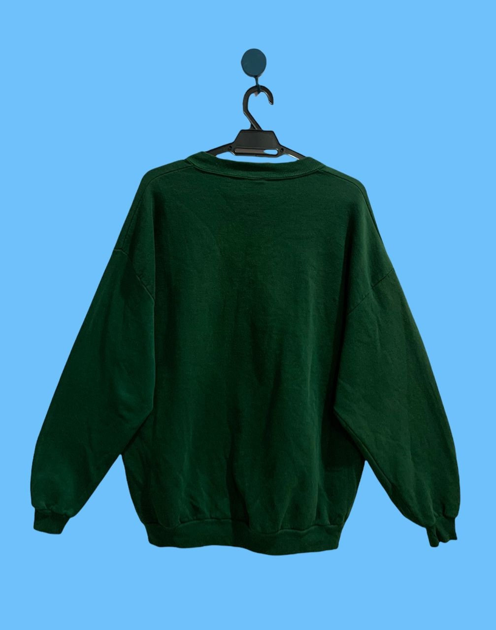 90s Morning Sun 'bird' Sweatshirt Print Logo Green Color