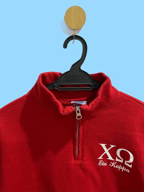 Vintage 90s Eta Kappa Chi Omega Sweatshirt Jumper… - image 2