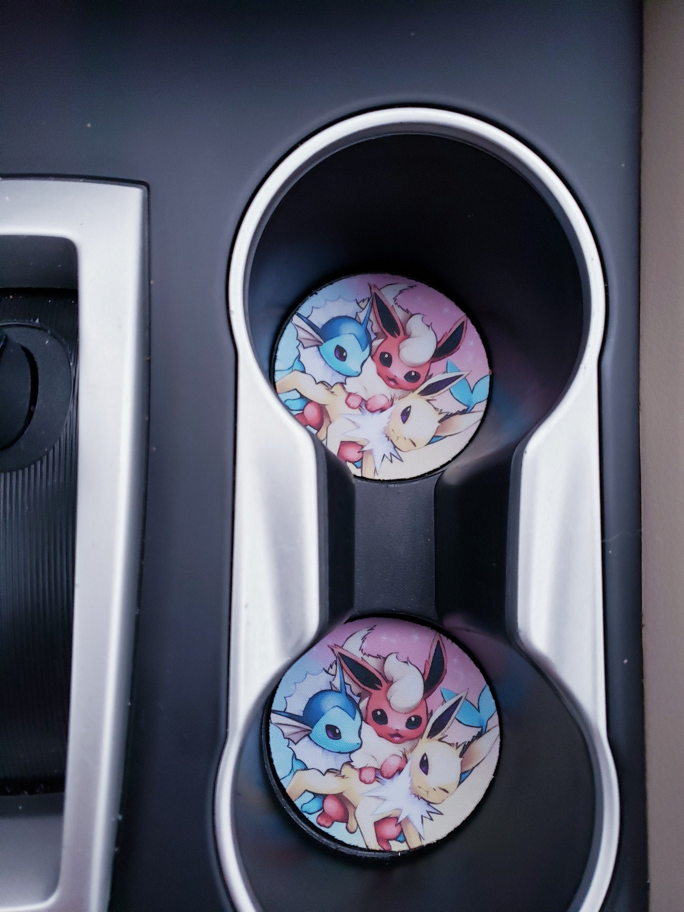 Pokemon Car Accessories Car Decor Car CoastersCoaster Etsy