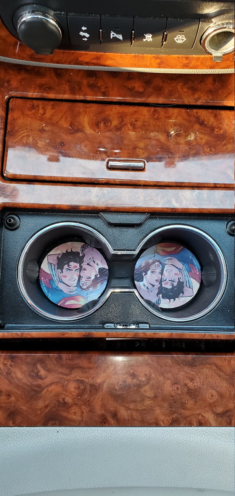 Superman Wonder Woman Car Accessories Car Decor Car Etsy