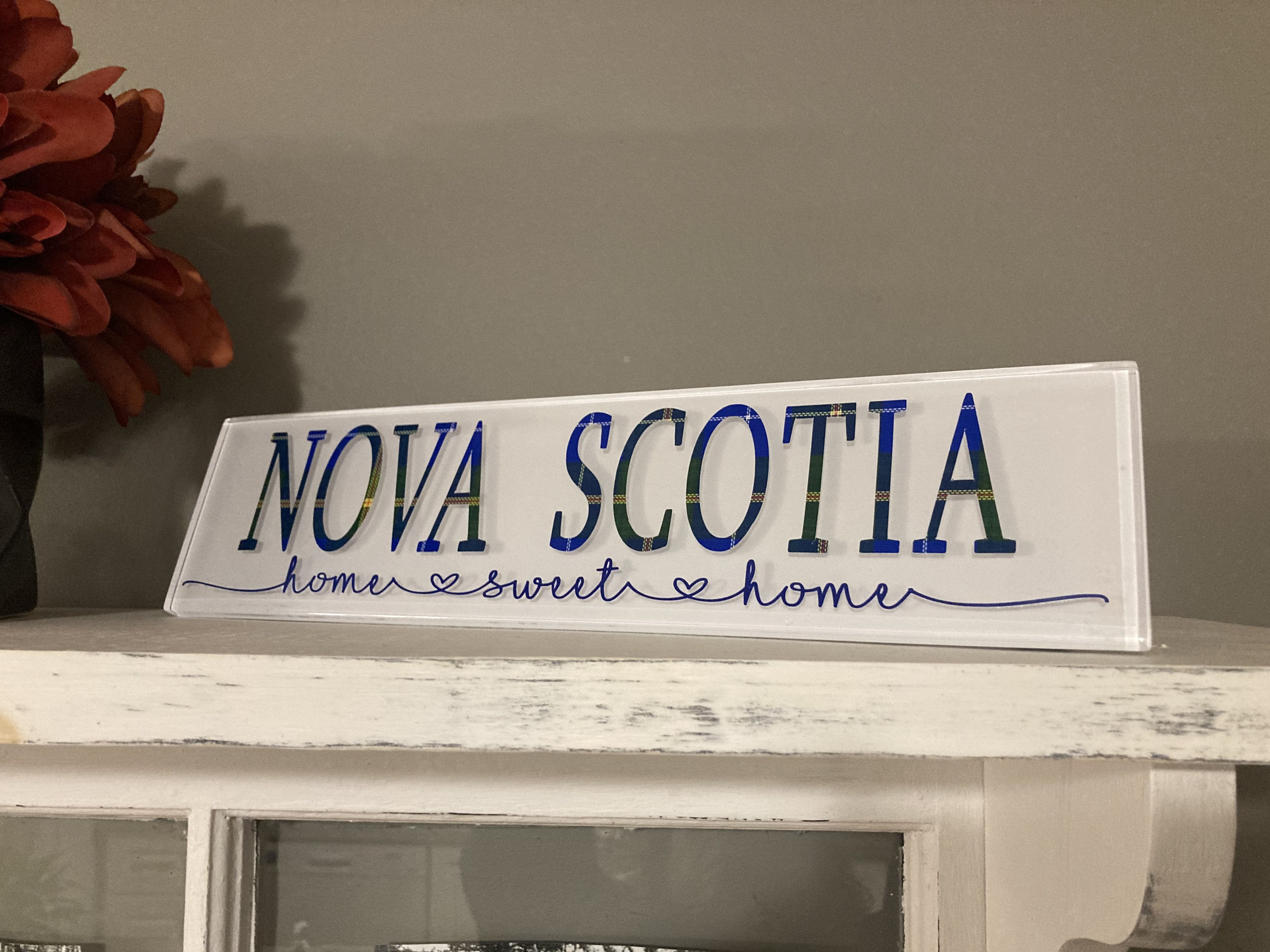 Nova Scotia Sign Nova Scotia Nova Scotia Art Home Sweet Etsy