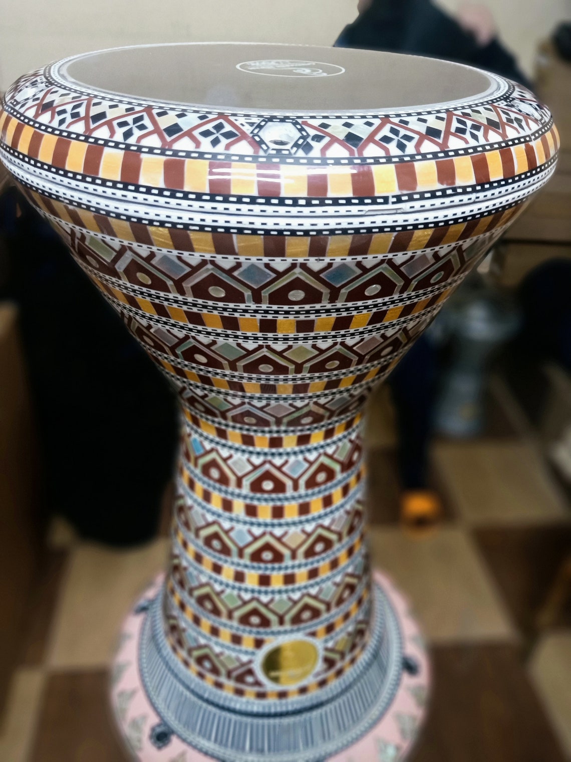 19 inches Egyptian Drum Darbuka Tabla Mother of Pearl Etsy