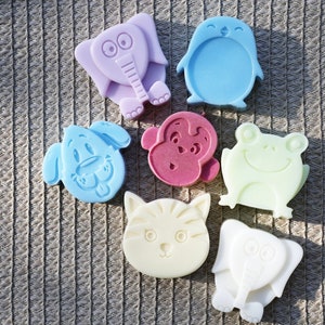 Fun Animals Soaps | Handcrafted Soap | Bathtime | Kids Natural Soap | Children&#39;s Soap | Gentle | 3OZ
