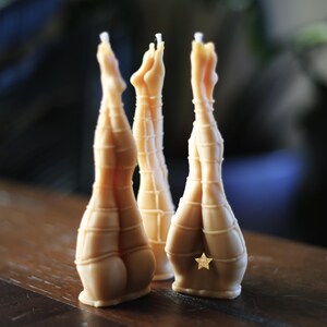 100% Beeswax Shibari Candle | Body-Positive Candle | Legs Candle | Women's Empowerment | Kink Positive | Handcrafted | Eco-Friendly