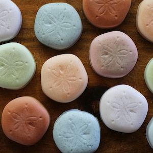 Sand Dollar Soaps | Hand Soap | Deeply Nourishing Detoxifying Clay Variety | Hand Made | Small Batch | Guest Soap | 3.2 OZ