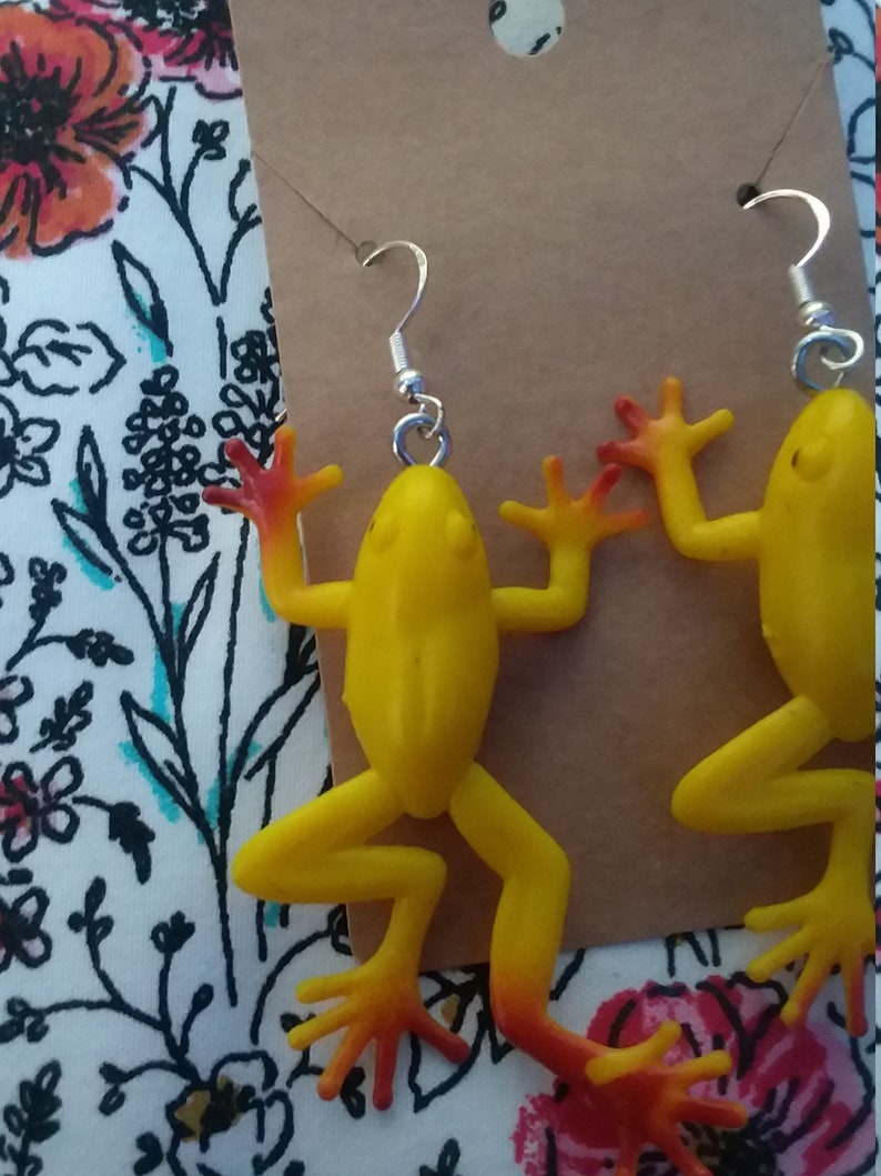 Tiktok Frog Earrings