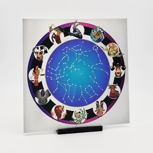 Horóscopo, mapa de constelaciones, carta estelar, regalo de cumpleaños número 30 para ella, regalo del día de la madre, zodíaco, arte de astronomía, regalo de cumpleaños número 21 para ella