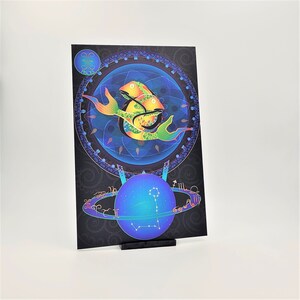 Piscis regalos, mapa de constelaciones, carta estelar, regalo de 30 cumpleaños para ella, regalo del 1er día de la madre, zodíaco, arte de astronomía, regalo de cumpleaños 21