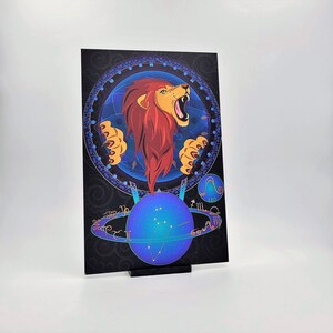 Regalos Leo, mapa de constelaciones, carta estelar, regalo de 30 cumpleaños para ella, regalo del 1er día de la madre, zodíaco, arte de astronomía, regalo de cumpleaños 21