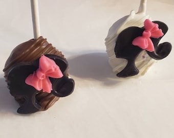 Doll silhouette Cake Pops (1 dozen-12 cakes)