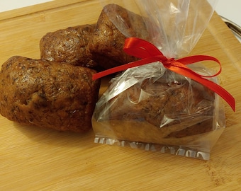 Individually Wrapped Banana Bread Mini Loaves Mini Banana Bread
