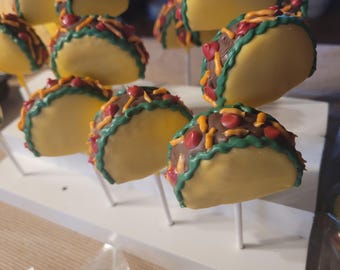 Taco cake pops (1 dozen)