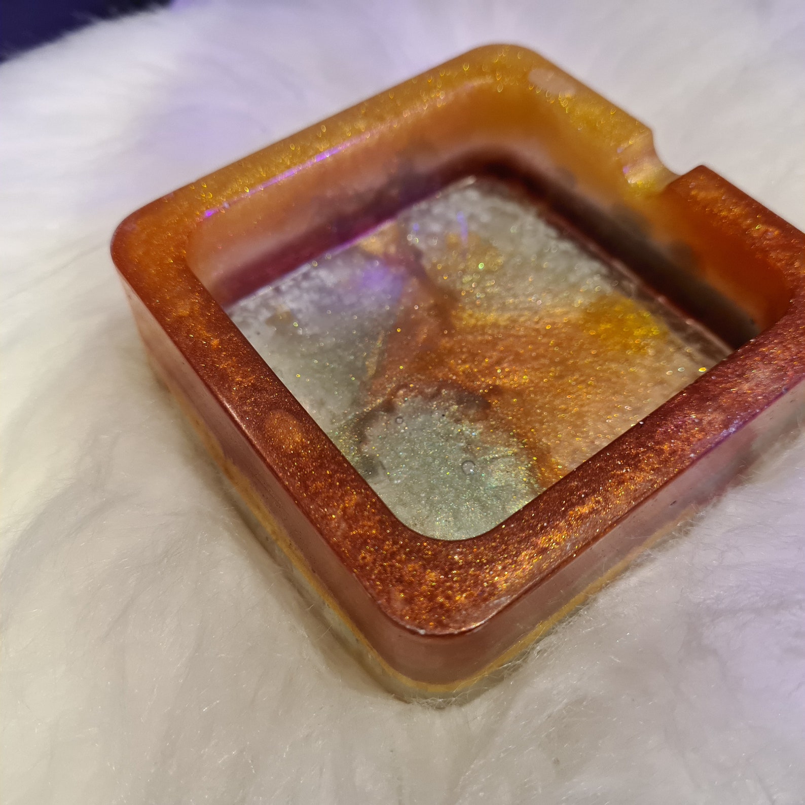 Userdefined epoxy resin ashtrays Etsy