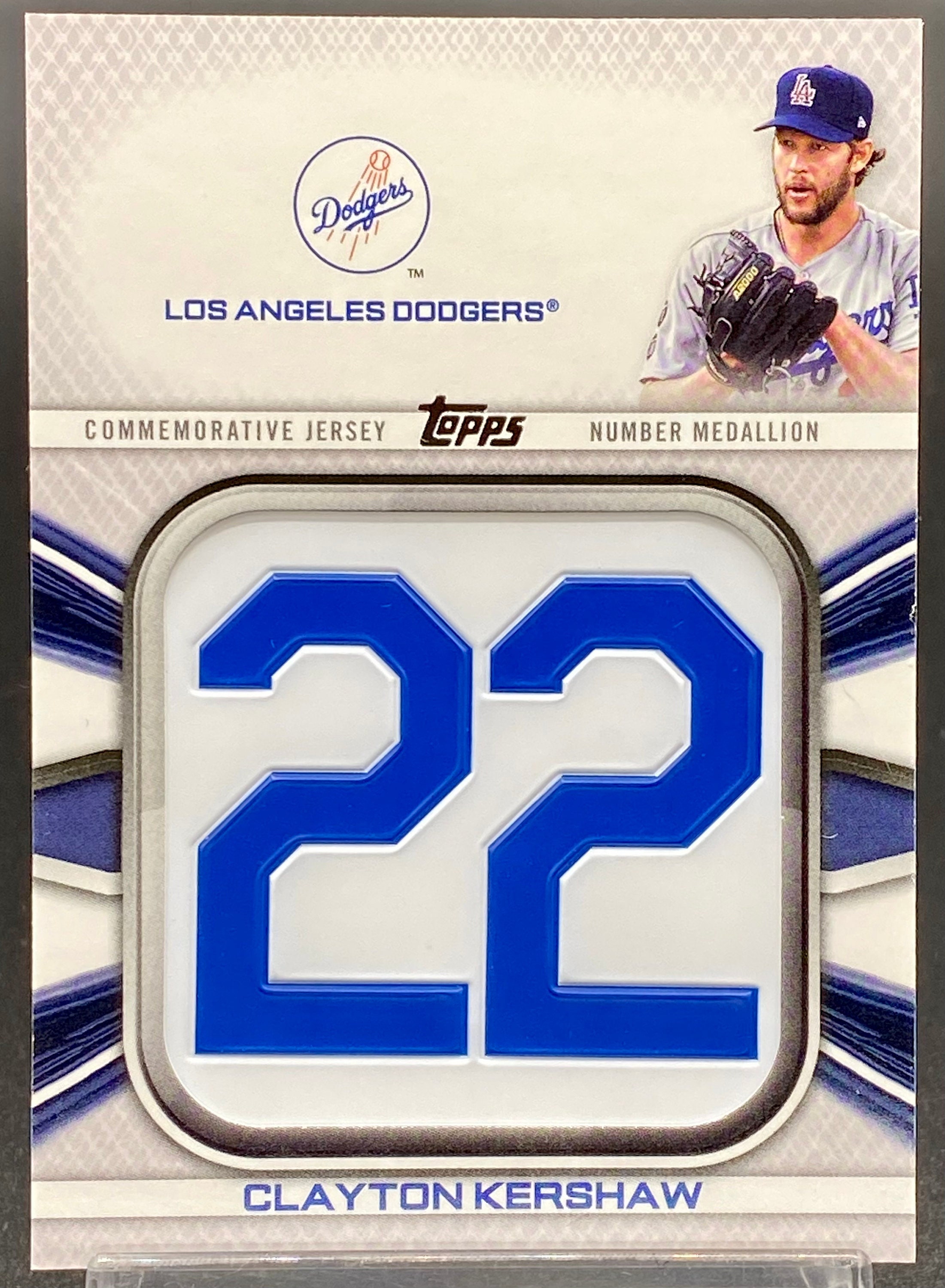 ORIGINAL Clayton Kershaw L.A. Dodgers Topps player Jersey 