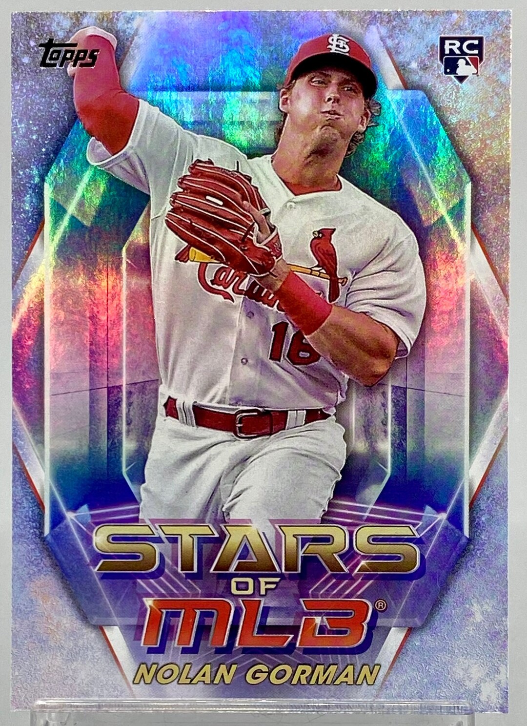 ORIGINAL Nolan Gorman St. Louis Cardinals - Topps ‘stars of MLB’ ROOKIE ...