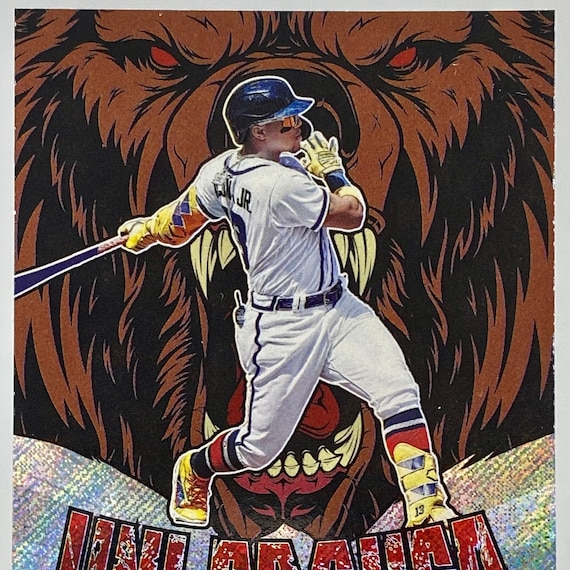 ORIGINAL Ronald Acuña Jr. Atlanta Braves - Donruss 'unleashed