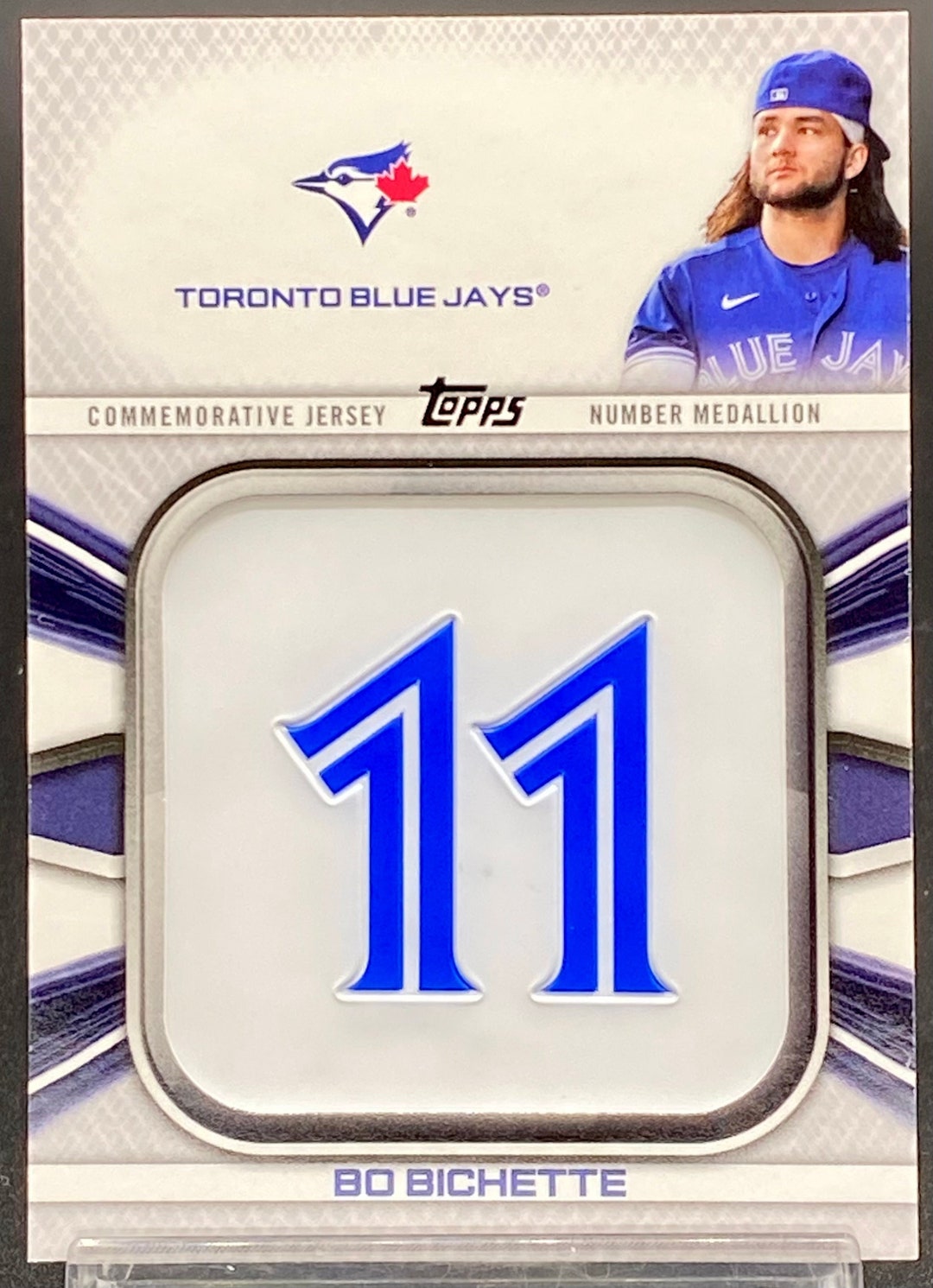 ORIGINAL Bo Bichette Toronto Blue Jays Topps player Jersey -  Israel