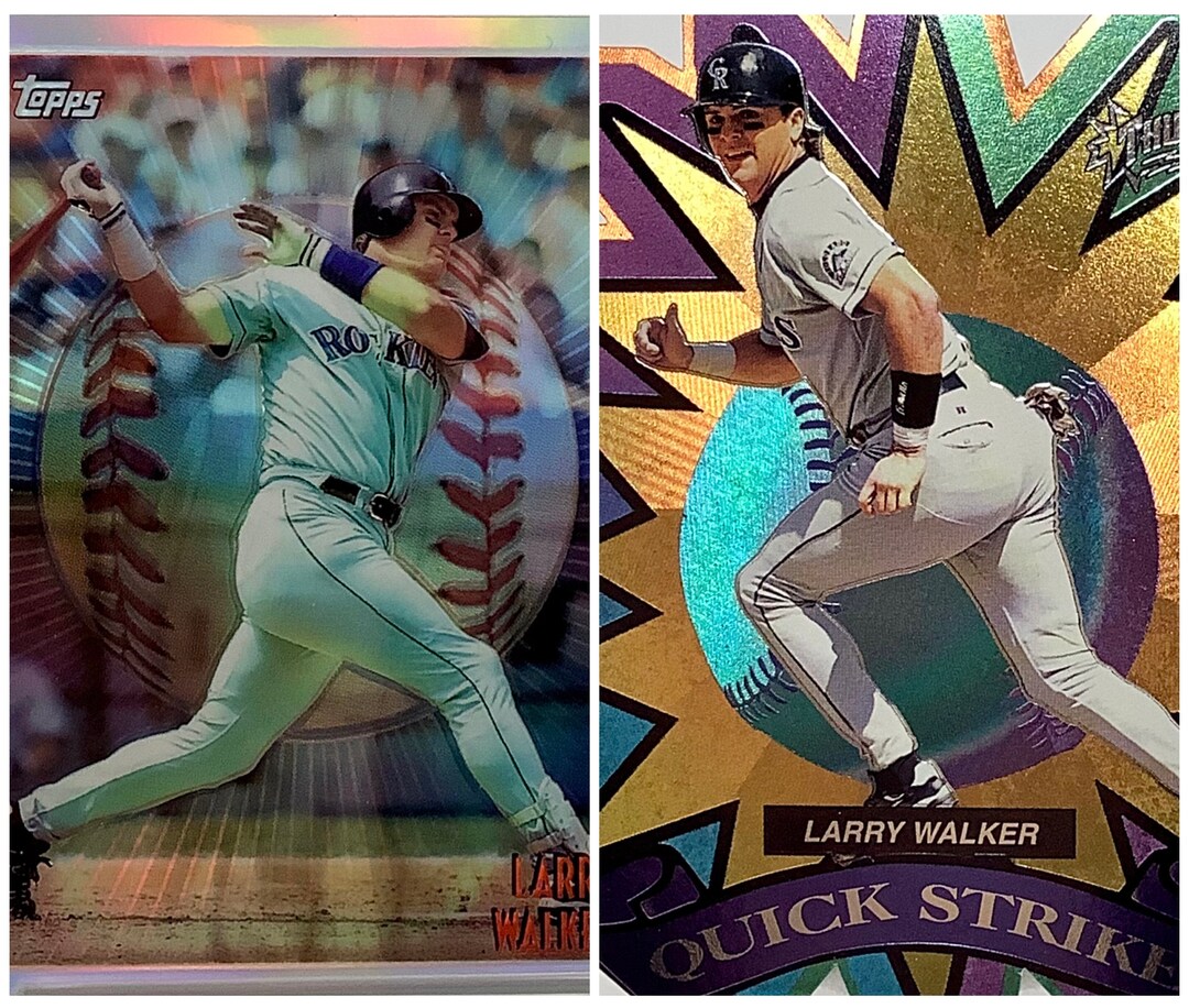 Larry Walker Colorado Rockies ‘hall of Fame Bundle’ – 2 Different ...