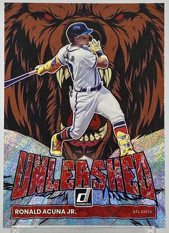ORIGINAL Ronald Acuña Jr. Atlanta Braves - Donruss 'unleashed