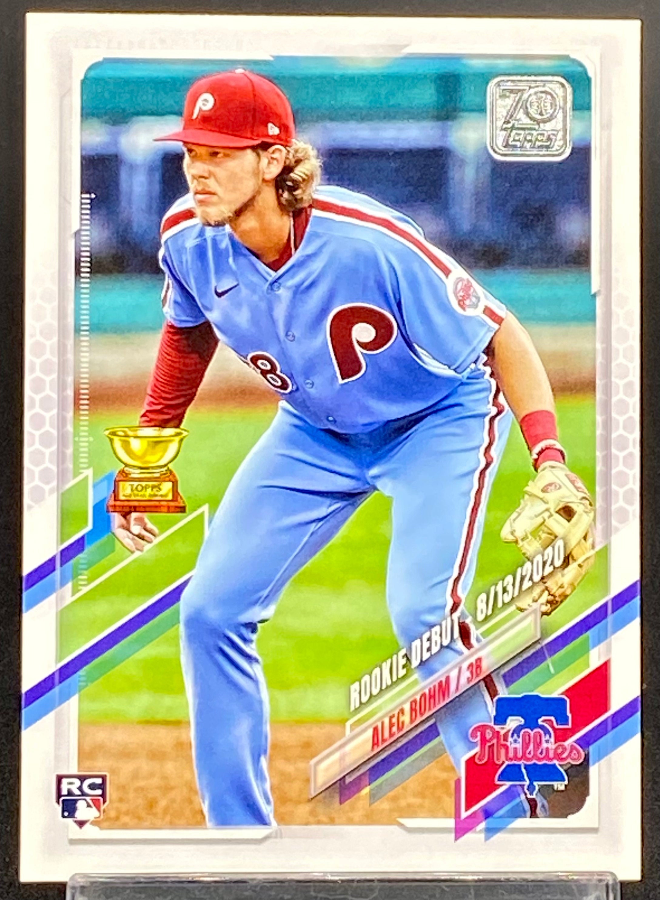 ORIGINAL Alec Bohm Philadelphia Phillies Topps ROOKIE Baseball 