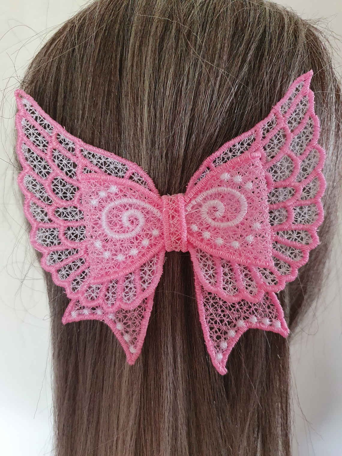 Large Lace Hair Slide Etsy