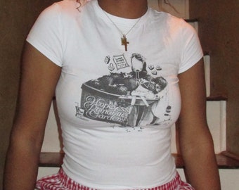 Hopeless Romantic Gardens Baby Tee