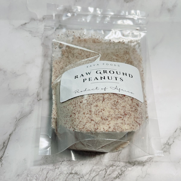 Raw Ground peanuts / Poudre D’arachides / Tsonga-Kalanga / 8oz