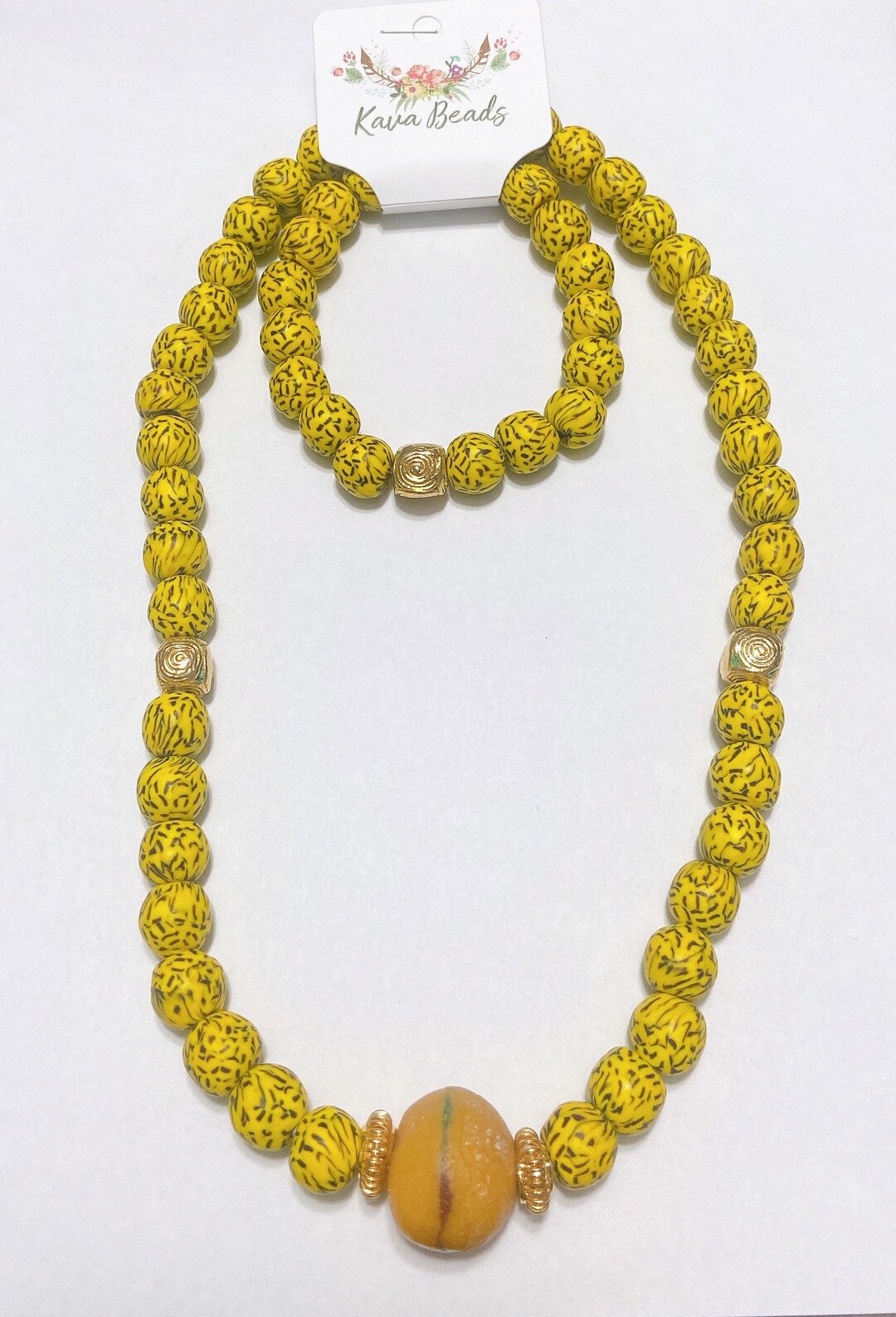 【関税&送料込】Patou Glass And Brass Bead Necklace Patou Glass And Brass Bead Necklace - Orange | JW1011004256O