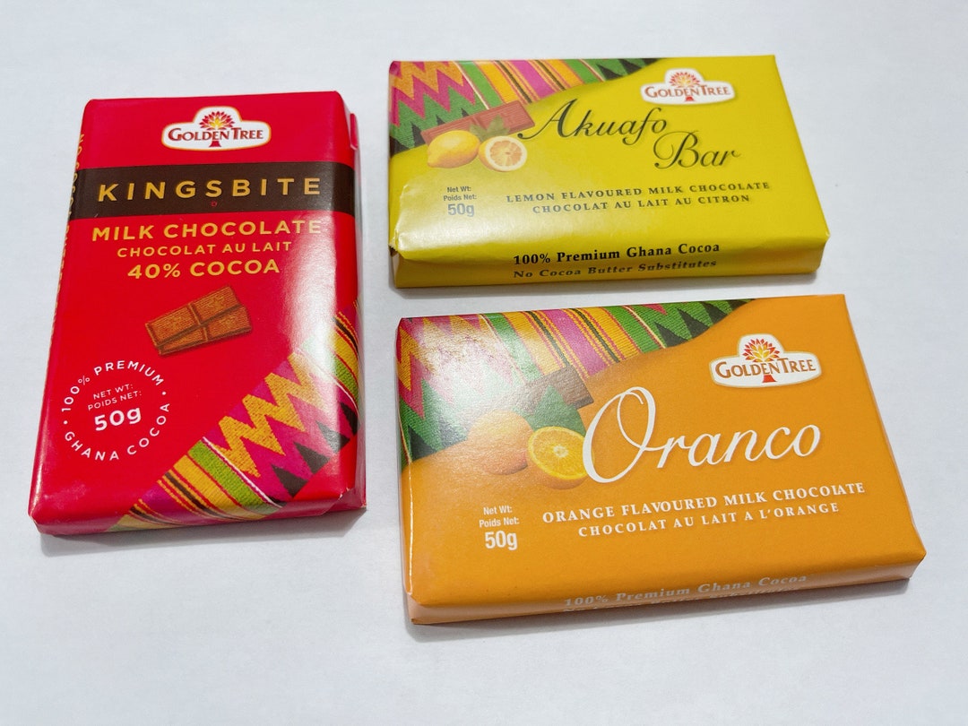 Golden Tree Chocolate / Akuafo Bar Chocolate / Oranco Chocolate / Made in Ghana Chocolate / 3