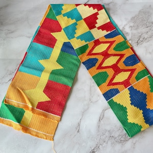 Kente stole / stole / Obi belt / shawl /