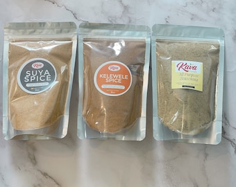 Especia Suya / Especia Yaji / Condimento multiusos / Especia Kelewele / Condimento de mariscos / Condimento vegetal / Especias de África Occidental /