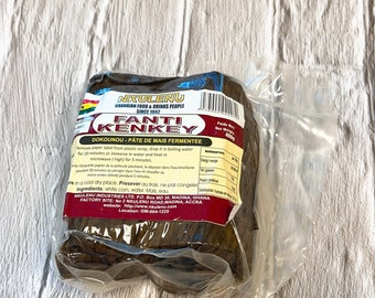 Fante kenkey du Ghana / Nkulenu Fante kenkey / Fait main au Ghana / Fante Dokunu / 6 pièces