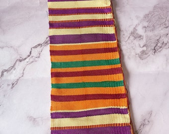 Kente Stole / Stole / Sash / Ceinture Obi / Vol de graduation / Ankara stole /