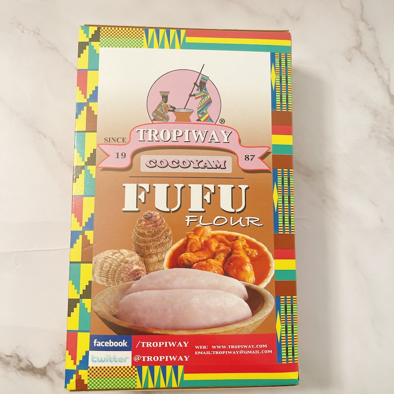 Tropiway Fufu Flour / Tropiway Fufu Mix / Tropiway Cocoyam Flour / Etsy