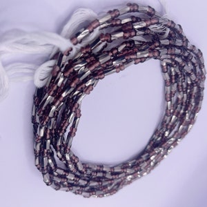 Slimming waist beads / Tie on waist beads / Waist beads / Glass beads / Handmade with love