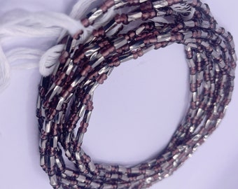 Slimming waist beads / Tie on waist beads / Waist beads / Glass beads / Handmade with love