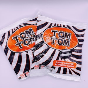 Tom Tom candy / Menthol flavored candy / 40 pieces /