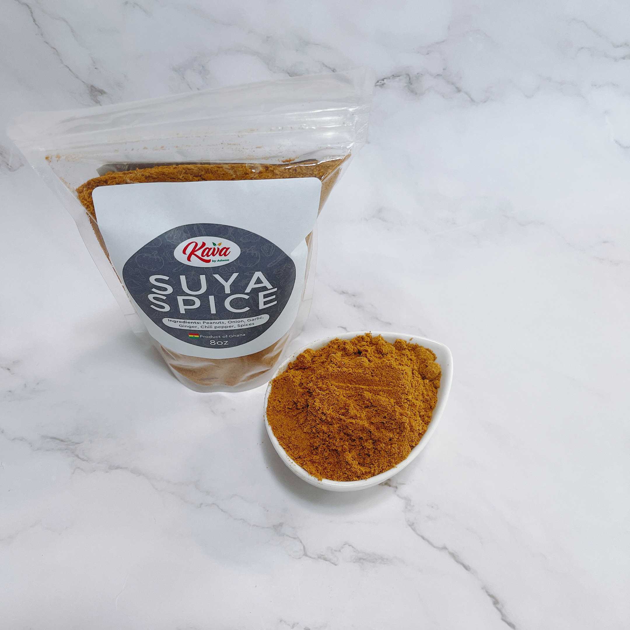 Especia Suya / Especia Khebab / Condimento de barbacoa / Especia Yaji / Pimienta suya nigeriana / Pimienta Suya ghanesa / Hecho a mano en Ghana / 8oz
