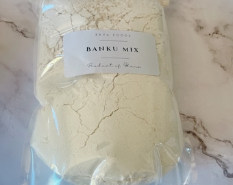 Banku mix / Fermented banku mix / 3 lb / Powdered banku mix /