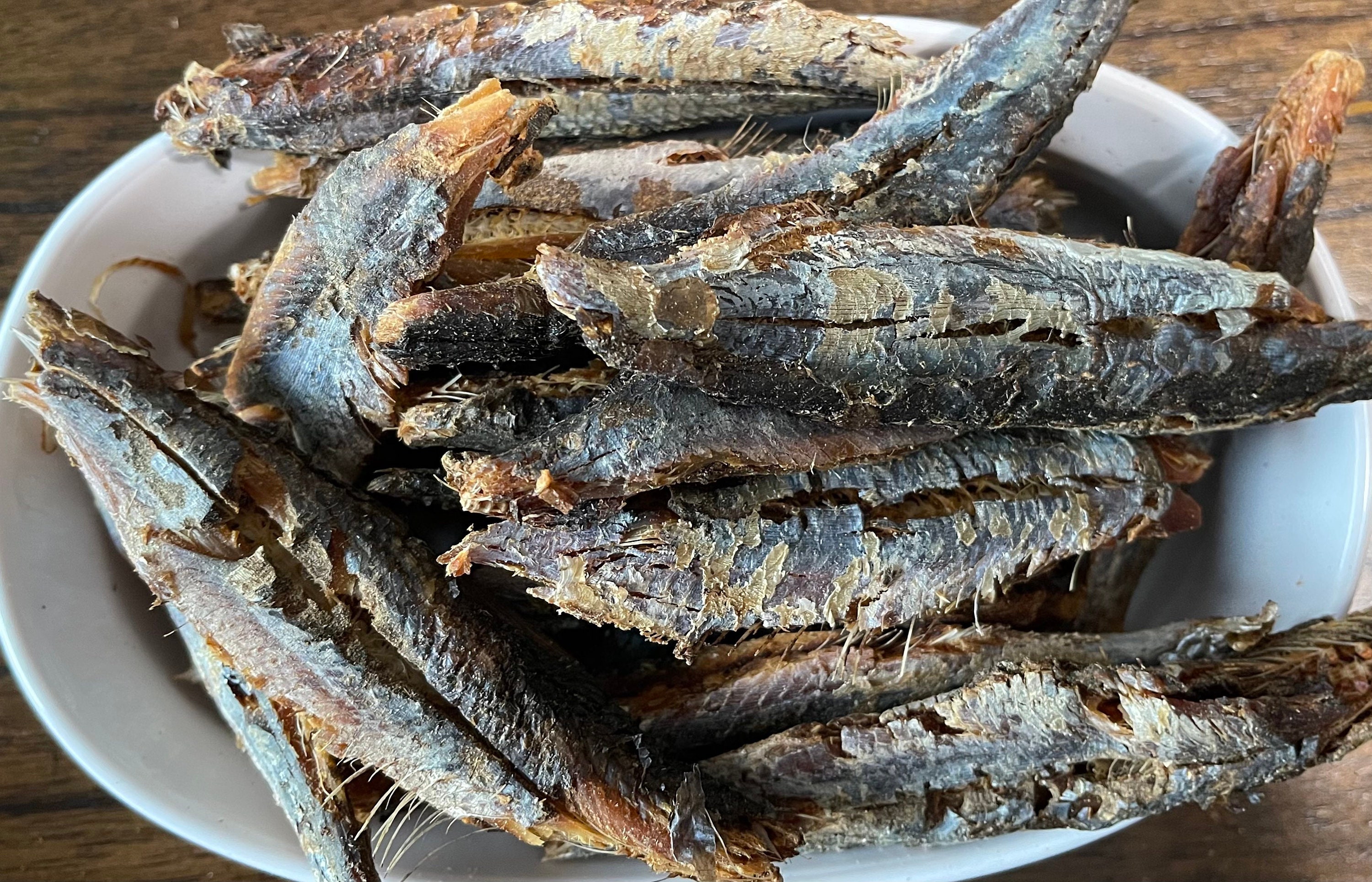 Dried Smoked Anchovies/ Herrings / Amane / sourced directly from Ghana, West Africa / 4 oz