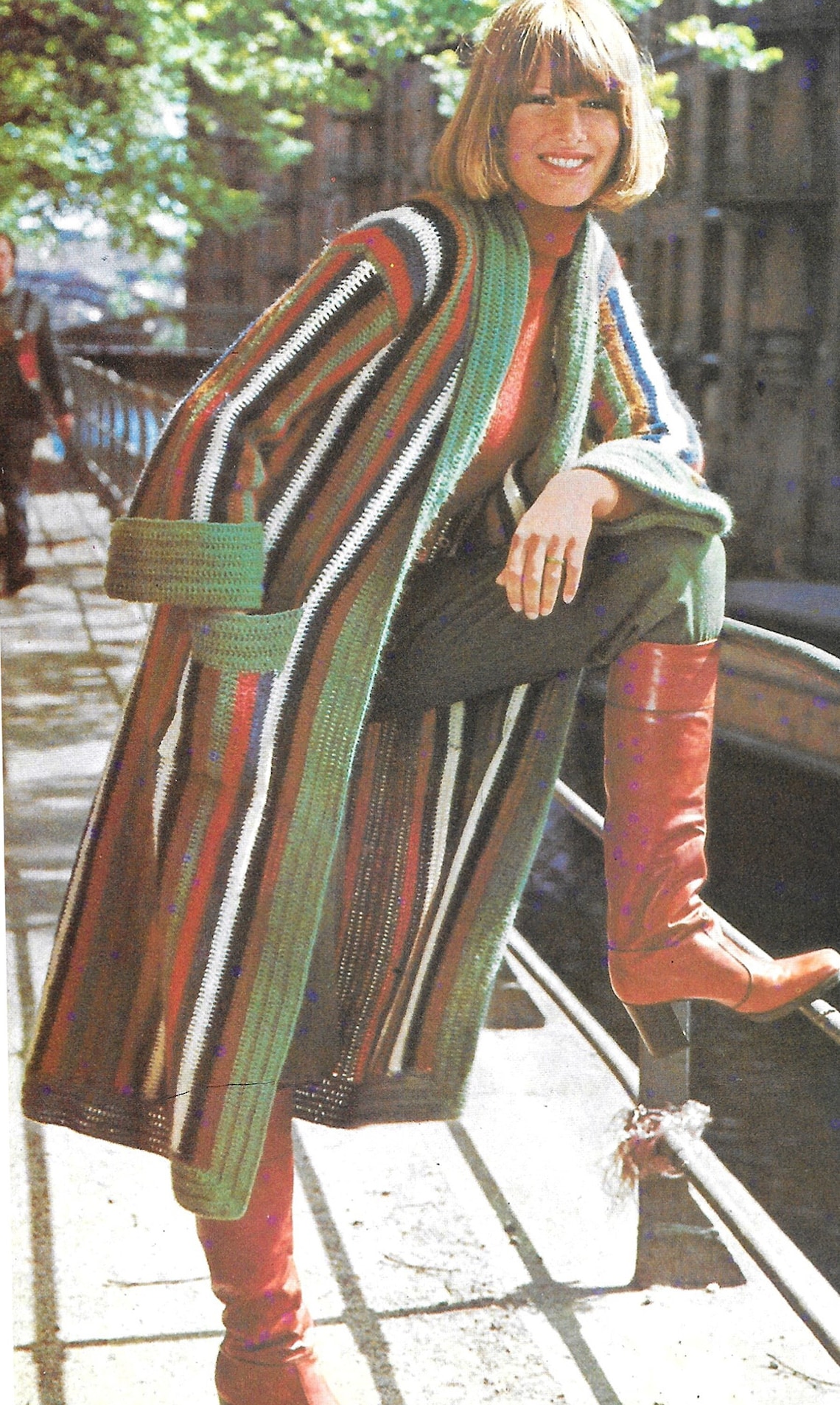 Long Crochet Coat