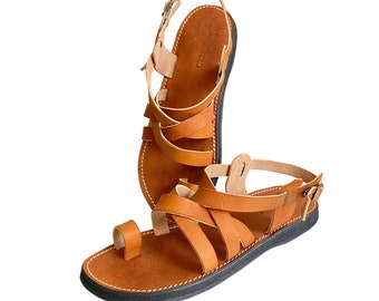 TK B&D Sandales Pour Femmes D'Été Marocaines En Cuir Tressé