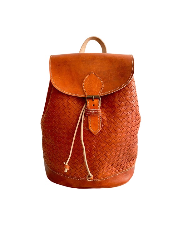 Handmade Leather Backpack, Practical Travel Bag, Handmade  display picture 2