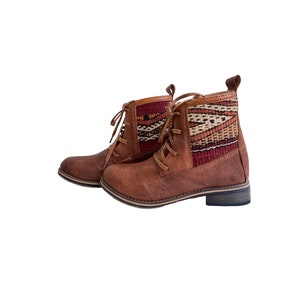 Real leather boot and KILIM women's fashion 100% handmade premium quality.